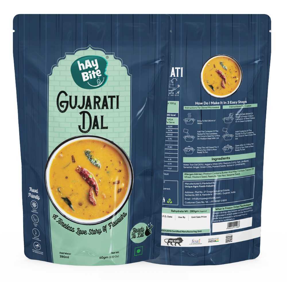 Combo of Ready to Eat Khamani, Gujarati Dal, Poha | Hay Bite