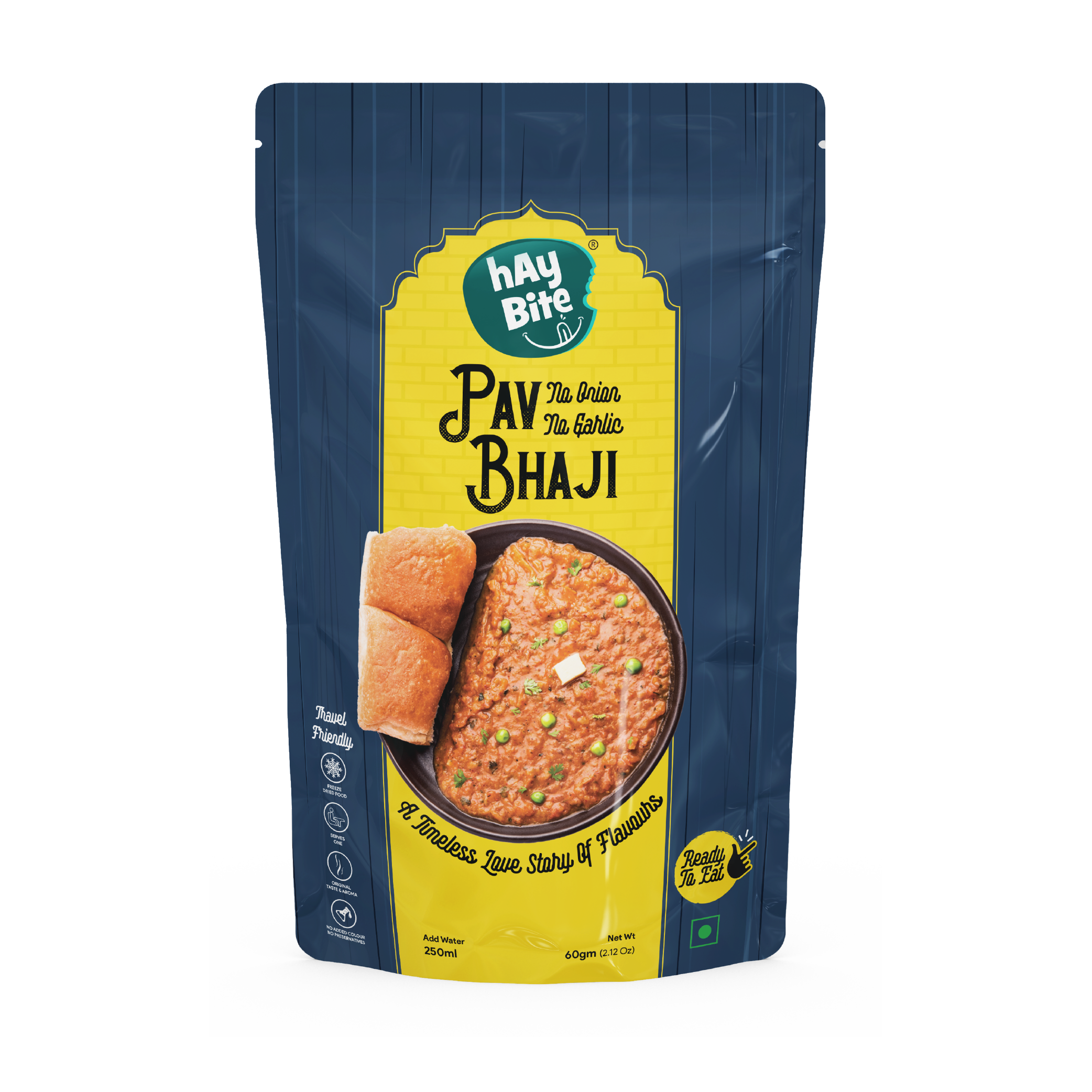 Ready to Cook No Onion No Garlic Pav-Bhaji | Hay Bite
